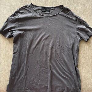 Zara Men's Charcoal Short Sleeve Tee